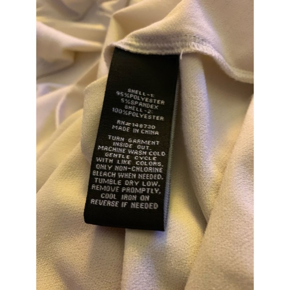 Evening by eci off white blouse size sz L - Picture 7 of 10